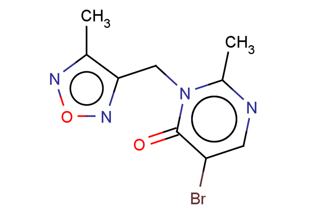 5-bromo-2-methyl-3-[(4-methyl-1,2,5-oxadiazol-3-yl)methyl]-3,4-dihydropyrimidin-4-one
