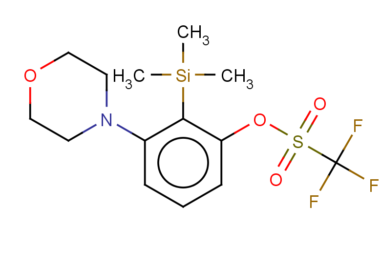 3-(morpholin-4-yl)-2-(trimethylsilyl)phenyl trifluoromethanesulfonate