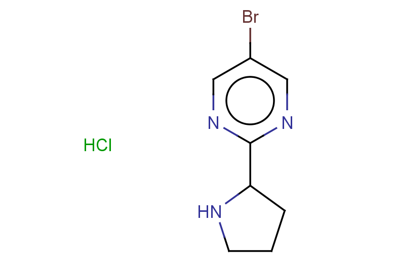 5-bromo-2-(pyrrolidin-2-yl)pyrimidine hydrochloride