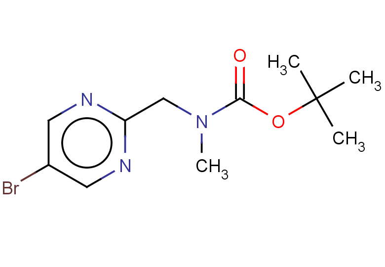 tert-butyl N-[(5-bromopyrimidin-2-yl)methyl]-N-methylcarbamate