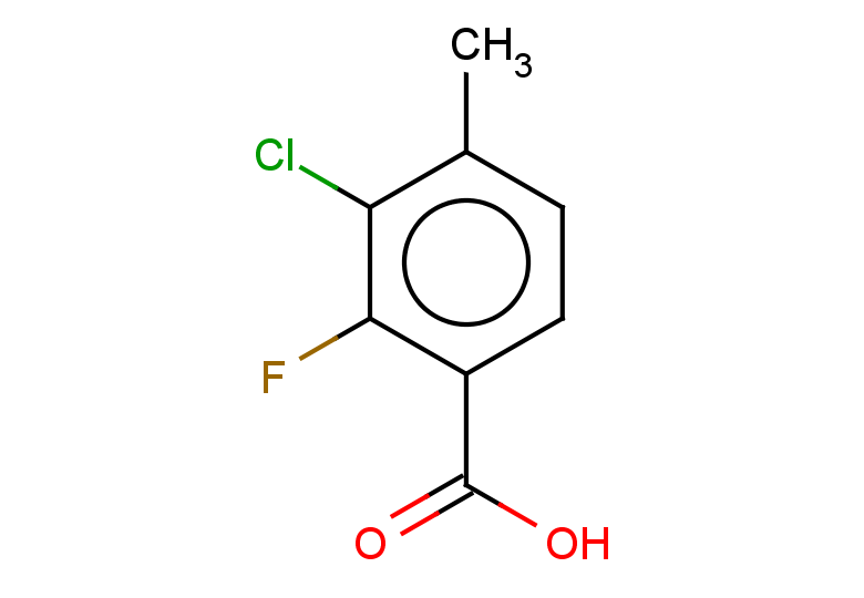 3-chloro-2-fluoro-4-methylbenzoic acid