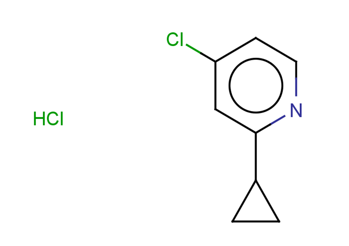 4-chloro-2-cyclopropylpyridine hydrochloride