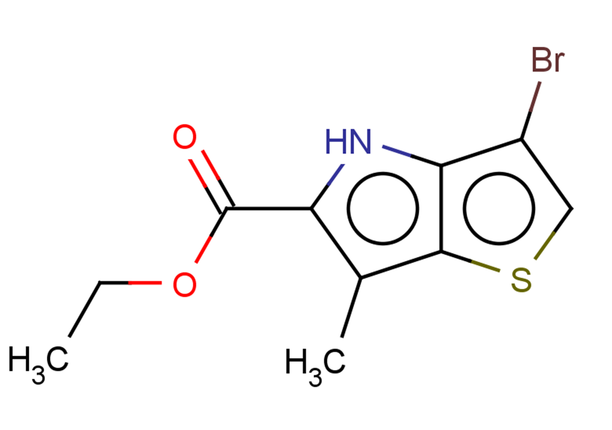 ethyl 3-bromo-6-methyl-4H-thieno[3,2-b]pyrrole-5-carboxylate