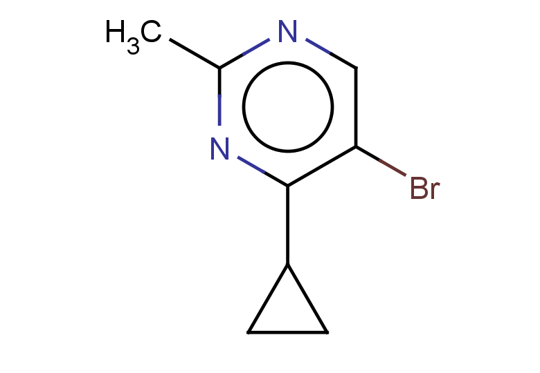 5-bromo-4-cyclopropyl-2-methylpyrimidine