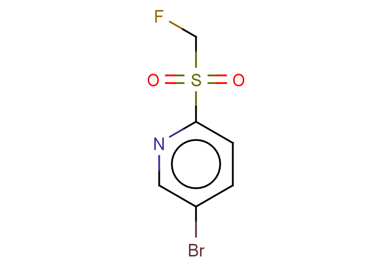 5-bromo-2-fluoromethanesulfonylpyridine