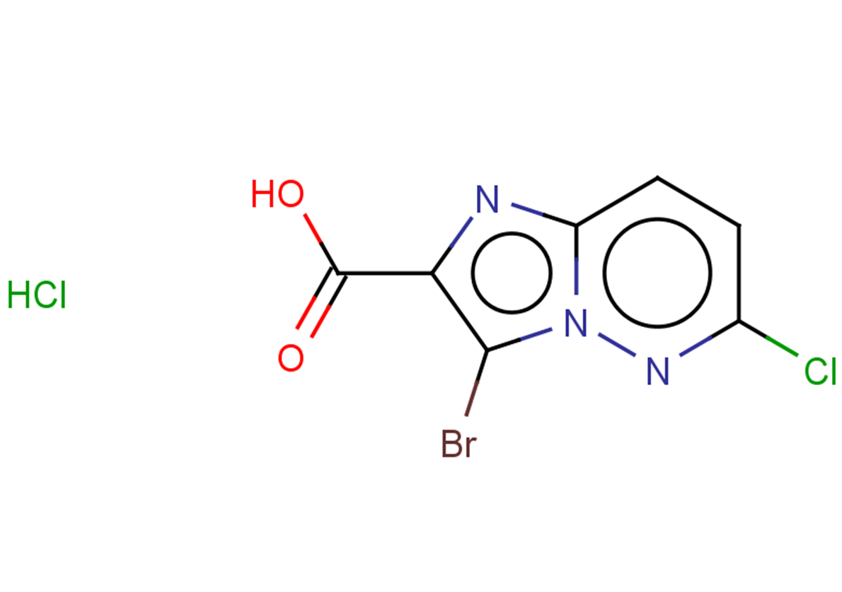 3-bromo-6-chloroimidazo[1,2-b]pyridazine-2-carboxylic acid hydrochloride