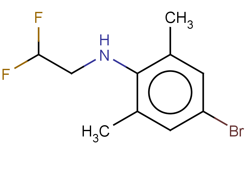 4-bromo-N-(2,2-difluoroethyl)-2,6-dimethylaniline