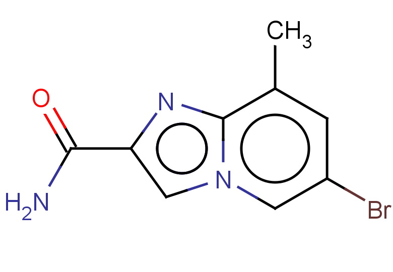 6-bromo-8-methylimidazo[1,2-a]pyridine-2-carboxamide