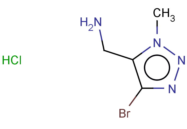 1-(4-bromo-1-methyl-1H-1,2,3-triazol-5-yl)methanamine hydrochloride