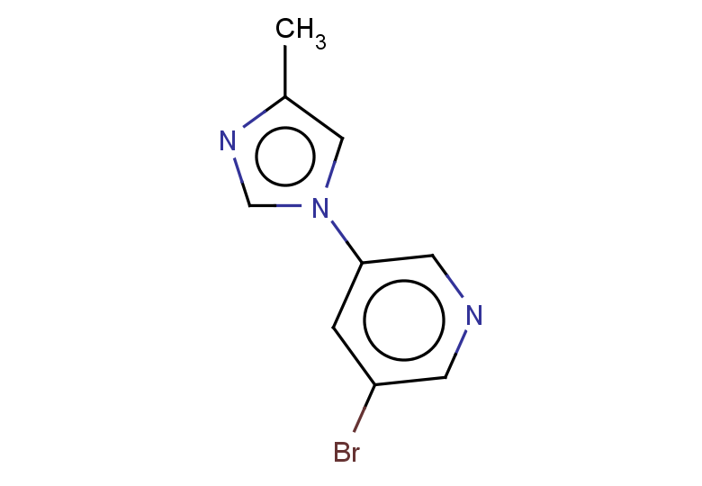 3-bromo-5-(4-methyl-1H-imidazol-1-yl)pyridine