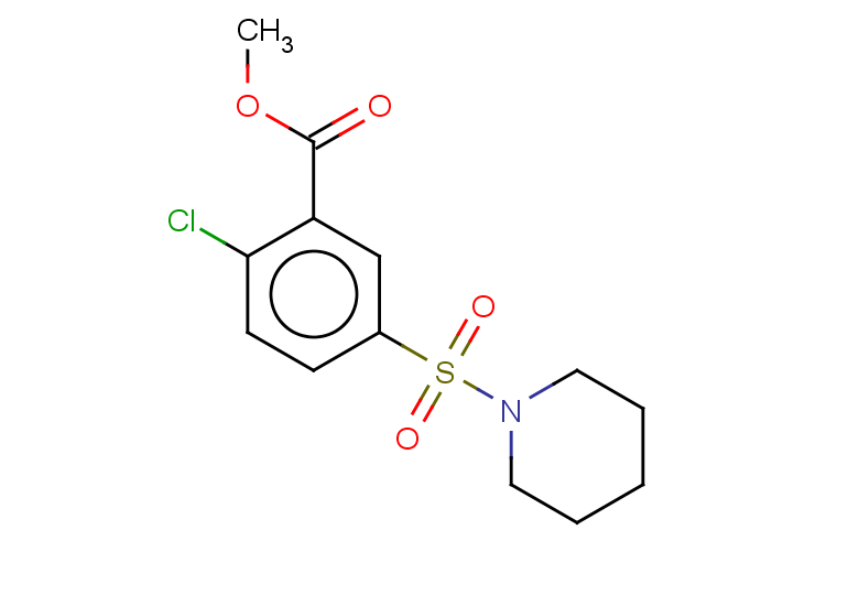 methyl 2-chloro-5-(piperidine-1-sulfonyl)benzoate