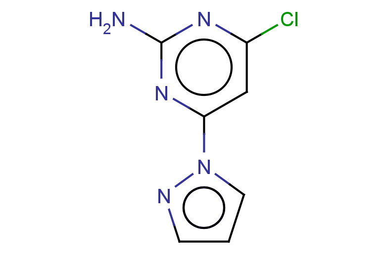 4-chloro-6-(1H-pyrazol-1-yl)pyrimidin-2-amine