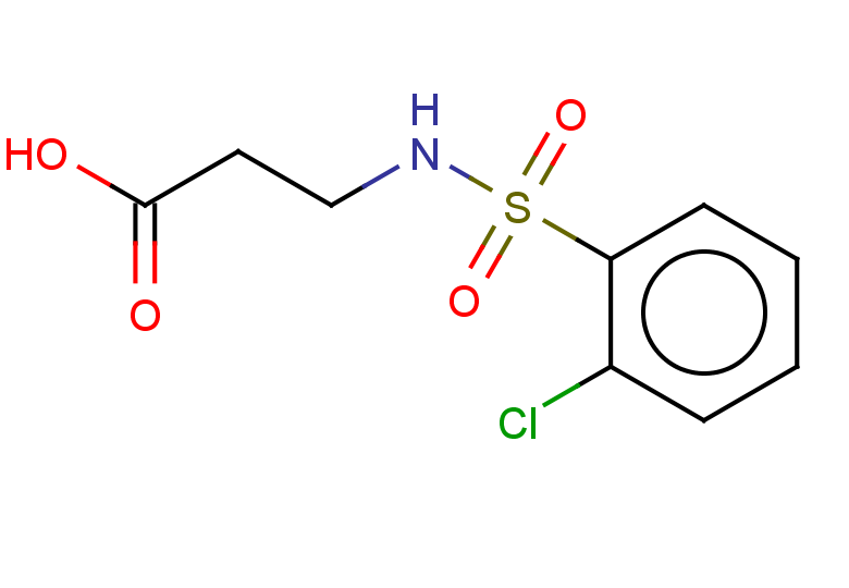 3-(2-chlorobenzenesulfonamido)propanoic acid