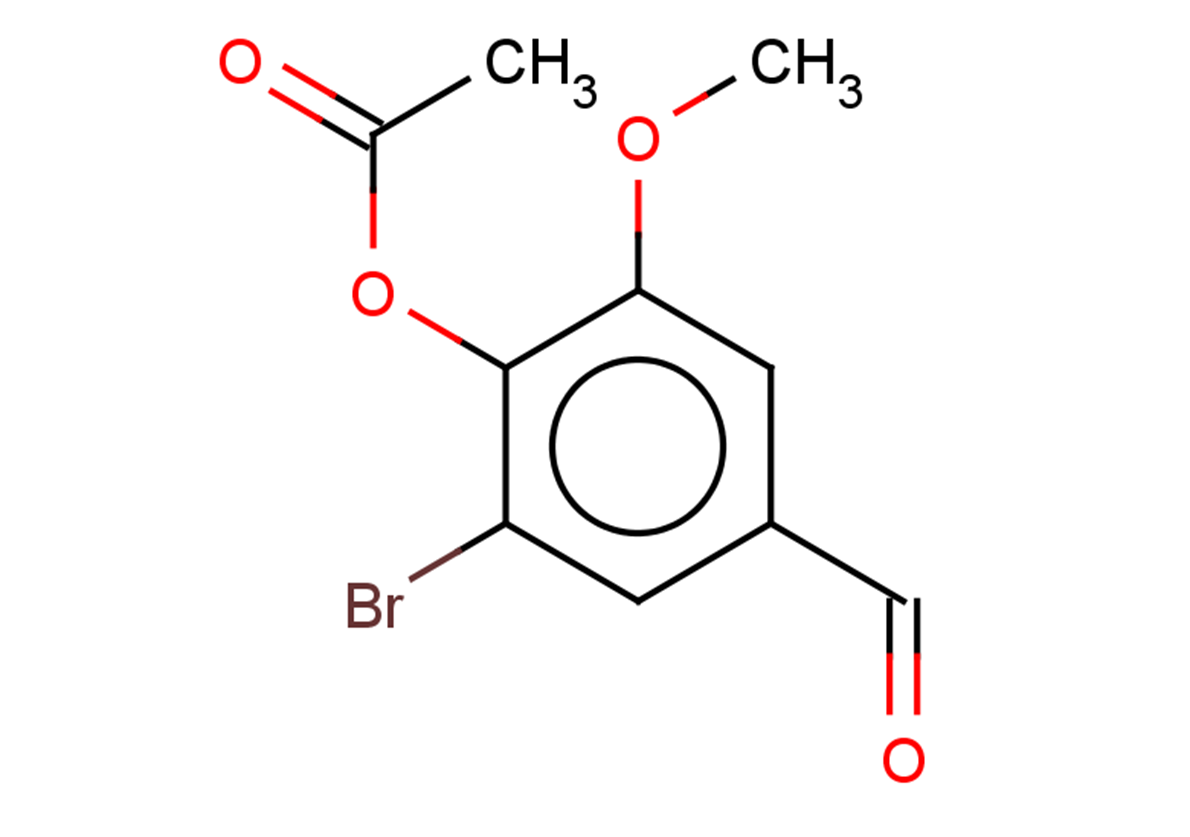 2-bromo-4-formyl-6-methoxyphenyl acetate