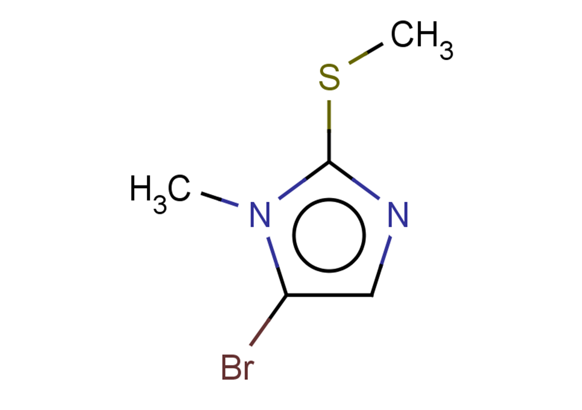 5-bromo-1-methyl-2-(methylsulfanyl)-1H-imidazole