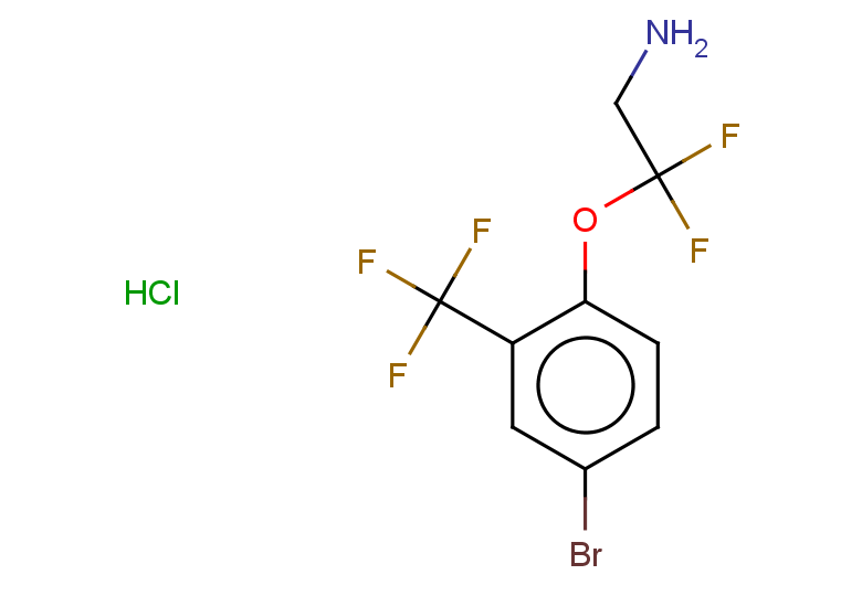 2-[4-bromo-2-(trifluoromethyl)phenoxy]-2,2-difluoroethan-1-amine hydrochloride