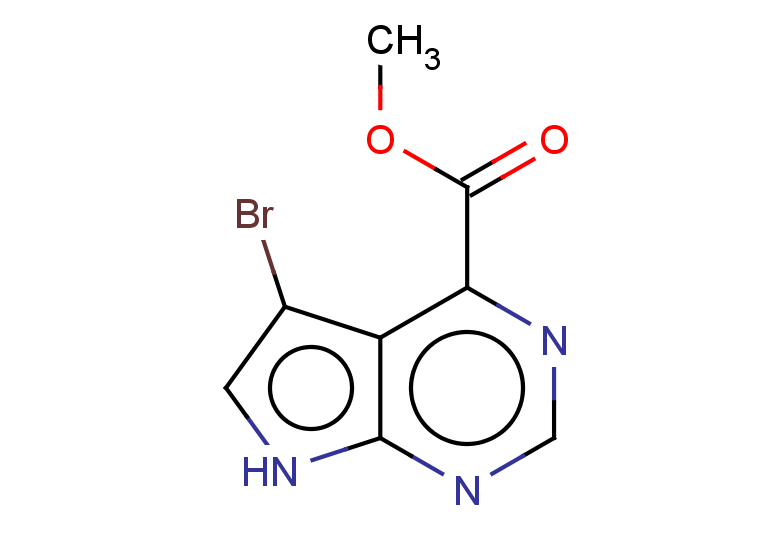 methyl 5-bromo-7H-pyrrolo[2,3-d]pyrimidine-4-carboxylate