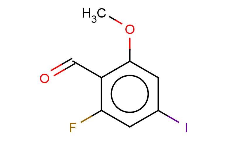 2-fluoro-4-iodo-6-methoxybenzaldehyde