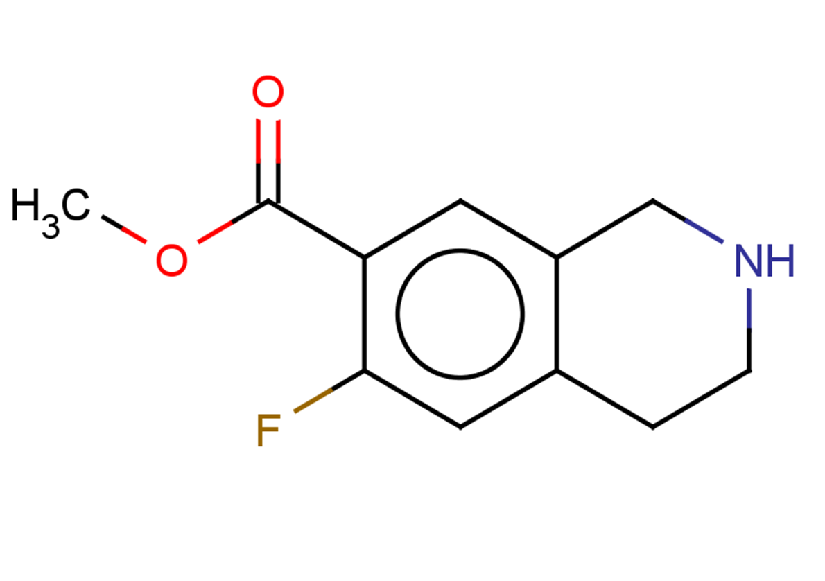 methyl 6-fluoro-1,2,3,4-tetrahydroisoquinoline-7-carboxylate