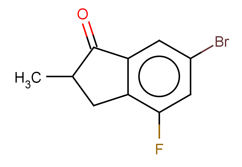 6-bromo-4-fluoro-2-methyl-2,3-dihydro-1H-inden-1-one