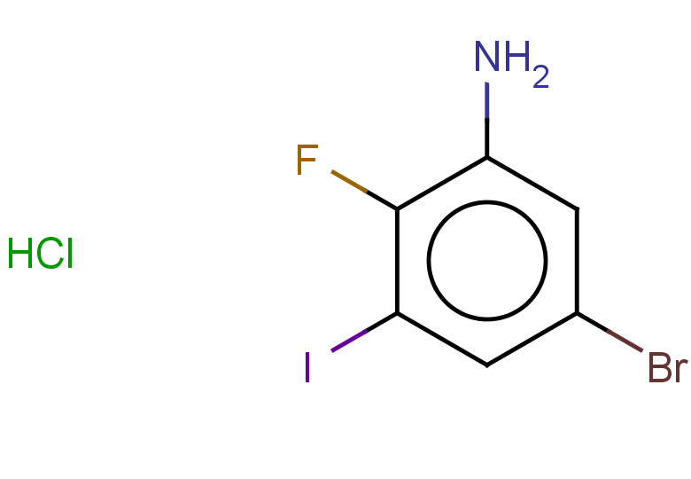5-bromo-2-fluoro-3-iodoaniline hydrochloride