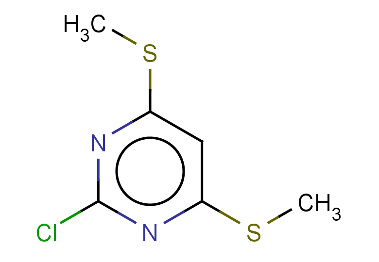 2-chloro-4,6-bis(methylsulfanyl)pyrimidine