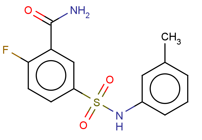 2-fluoro-5-[(3-methylphenyl)sulfamoyl]benzamide