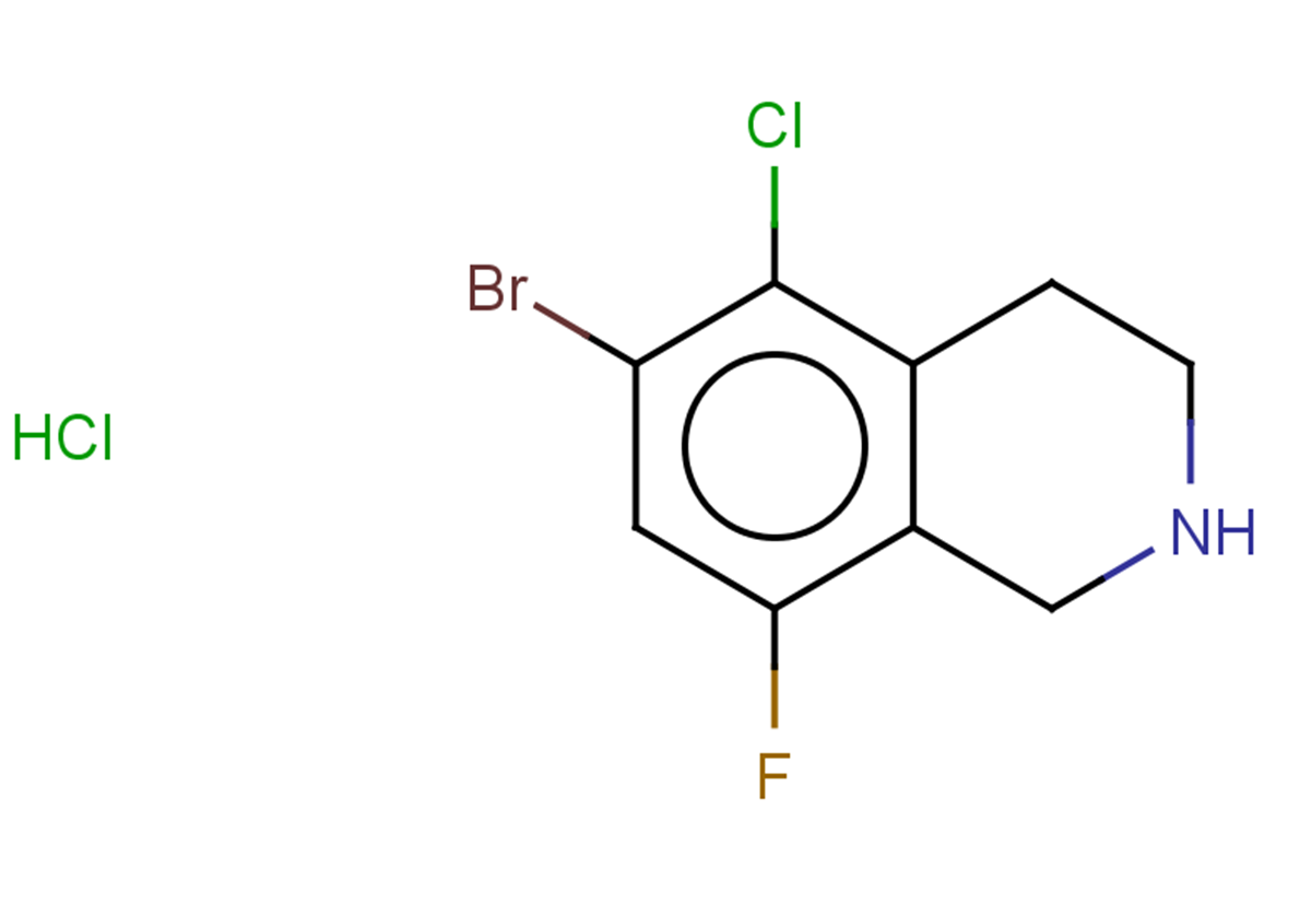 6-bromo-5-chloro-8-fluoro-1,2,3,4-tetrahydroisoquinoline hydrochloride