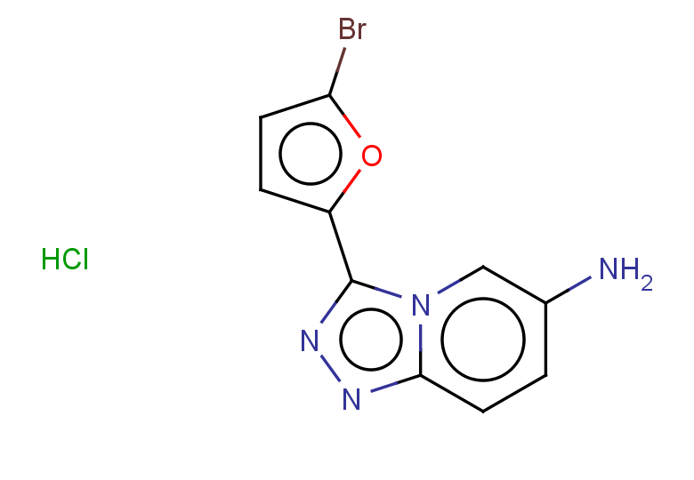 3-(5-bromofuran-2-yl)-[1,2,4]triazolo[4,3-a]pyridin-6-amine hydrochloride