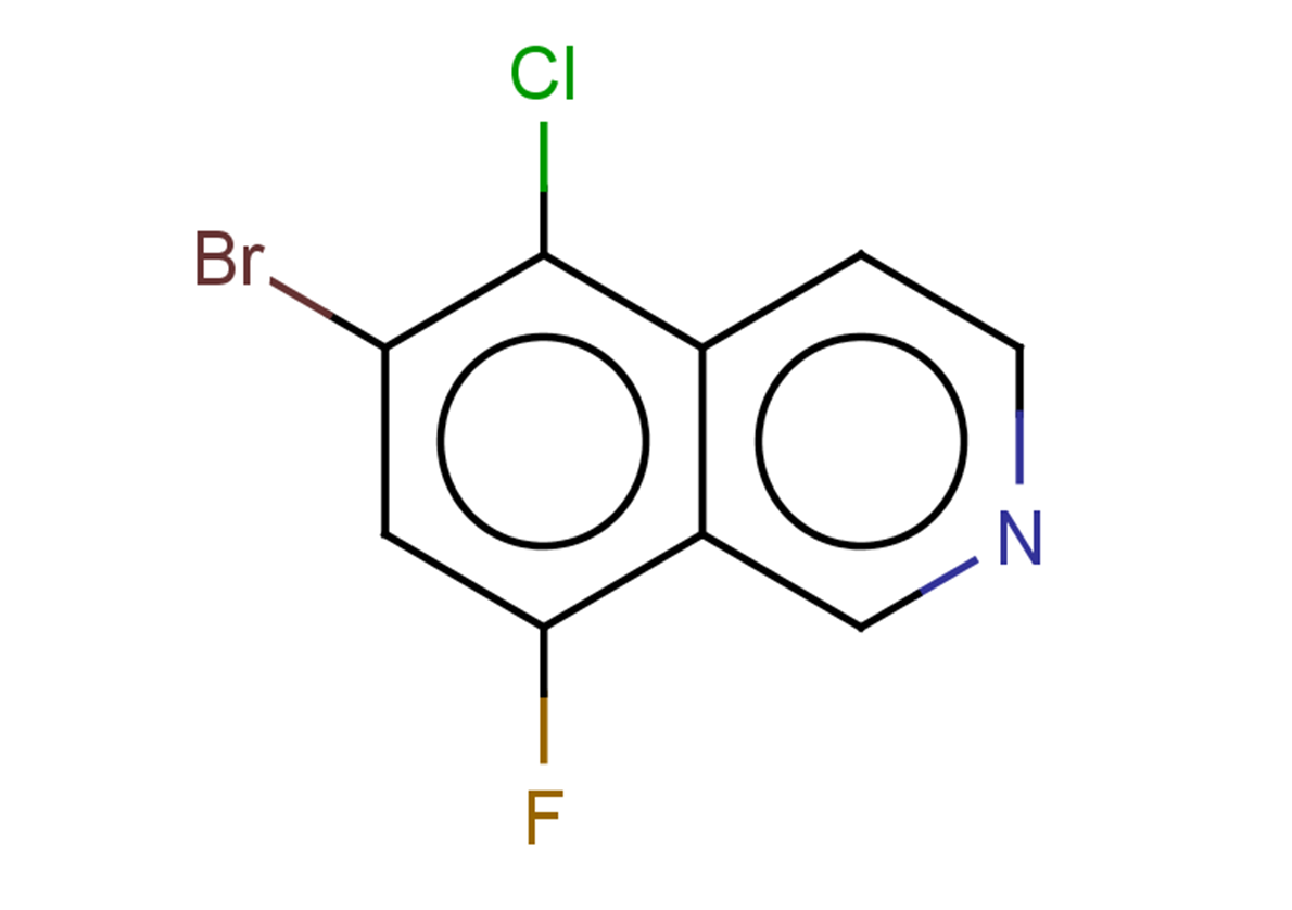 6-bromo-5-chloro-8-fluoroisoquinoline