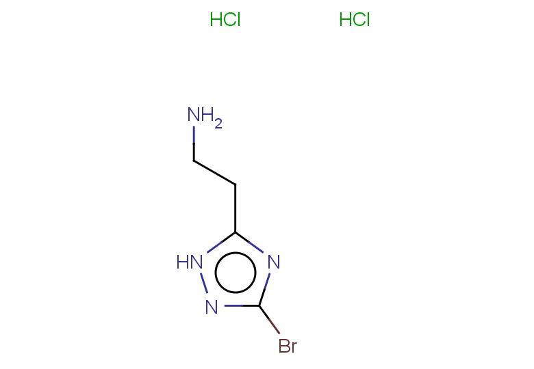 2-(3-bromo-1H-1,2,4-triazol-5-yl)ethan-1-amine dihydrochloride