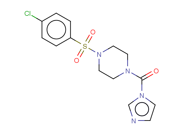 1-(4-chlorobenzenesulfonyl)-4-(1H-imidazole-1-carbonyl)piperazine
