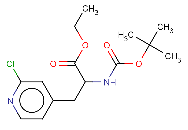 ethyl 2-{[(tert-butoxy)carbonyl]amino}-3-(2-chloropyridin-4-yl)propanoate