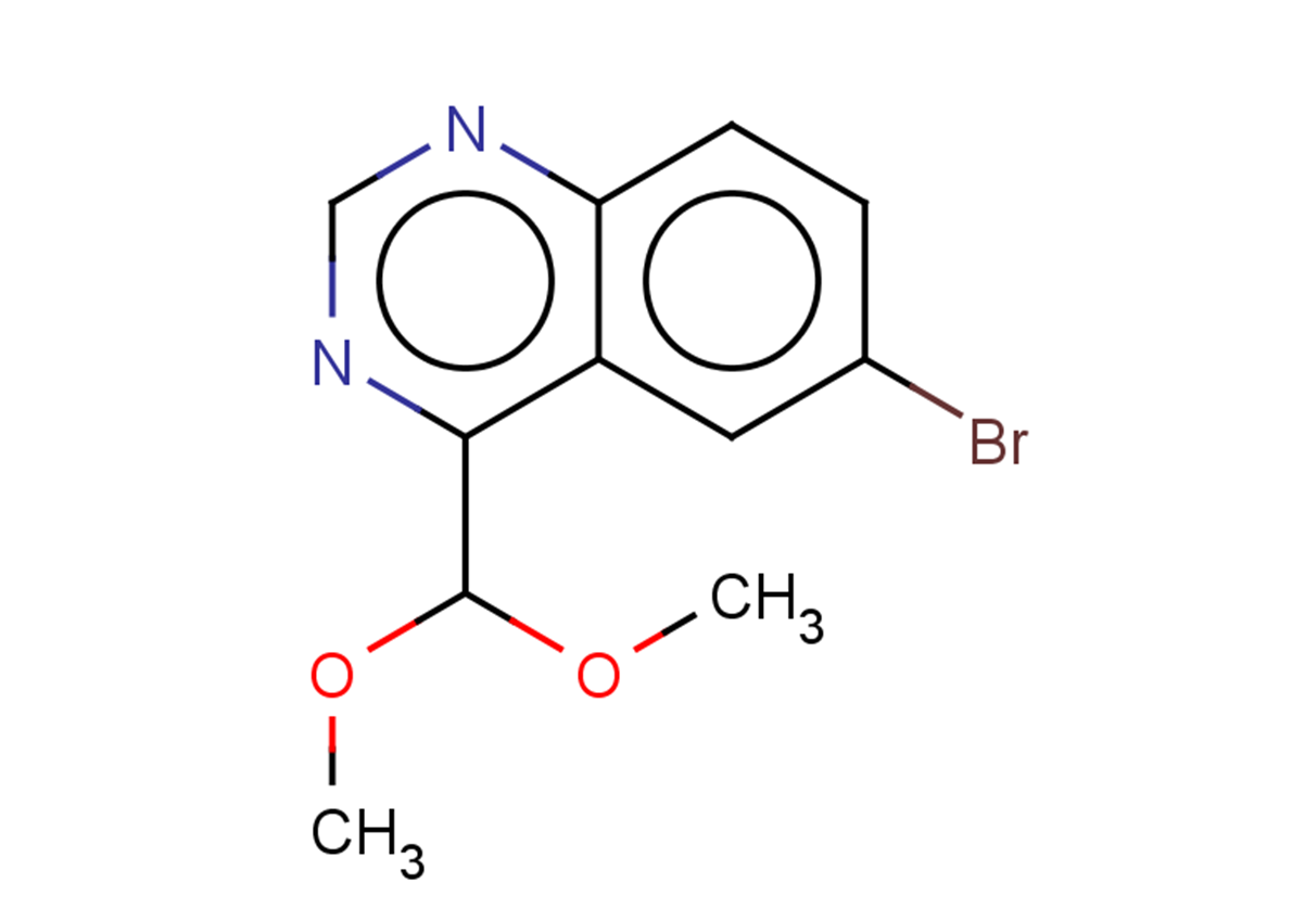 6-bromo-4-(dimethoxymethyl)quinazoline