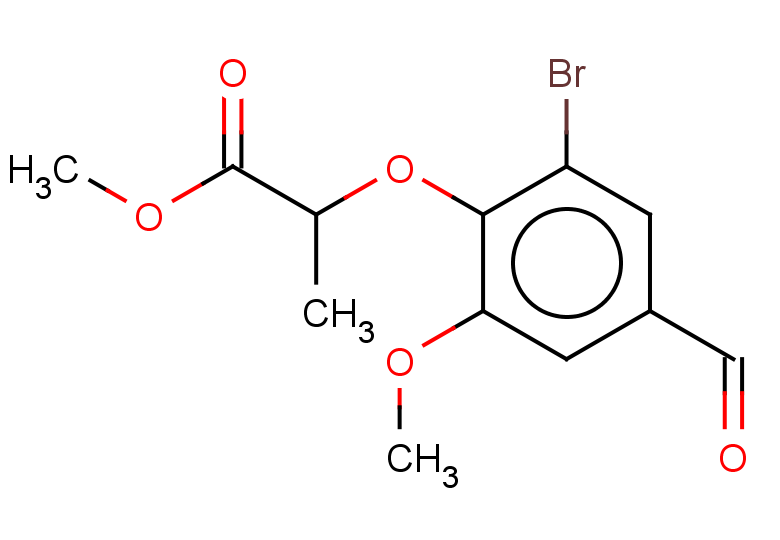 METHYL 2-(2-BROMO-4-FORMYL-6-METHOXYPHENOXY)PROPANOATE