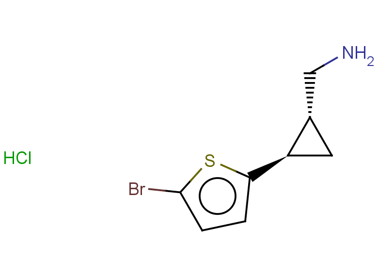 rac-1-[(1R,2R)-2-(5-bromothiophen-2-yl)cyclopropyl]methanamine hydrochloride, trans