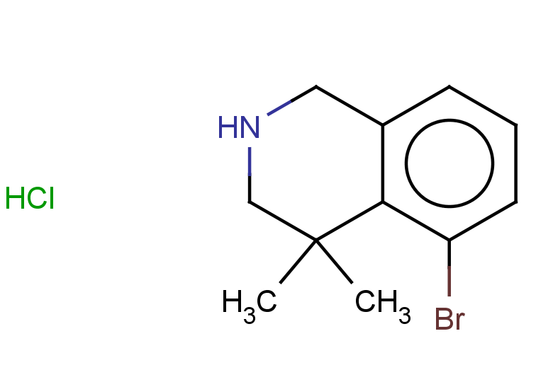 5-bromo-4,4-dimethyl-1,2,3,4-tetrahydroisoquinoline hydrochloride