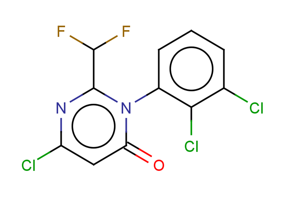 6-chloro-3-(2,3-dichlorophenyl)-2-(difluoromethyl)-3,4-dihydropyrimidin-4-one
