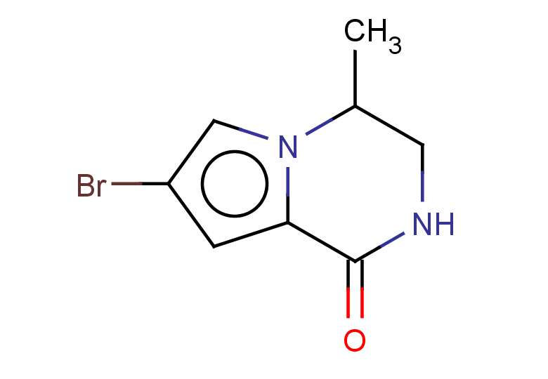 7-bromo-4-methyl-1H,2H,3H,4H-pyrrolo[1,2-a]pyrazin-1-one
