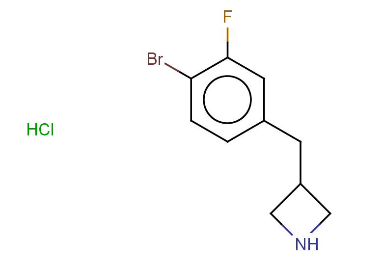 3-[(4-bromo-3-fluorophenyl)methyl]azetidine hydrochloride