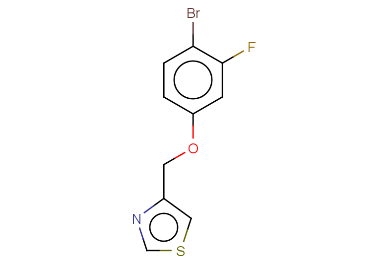 4-[(4-bromo-3-fluorophenoxy)methyl]-1,3-thiazole
