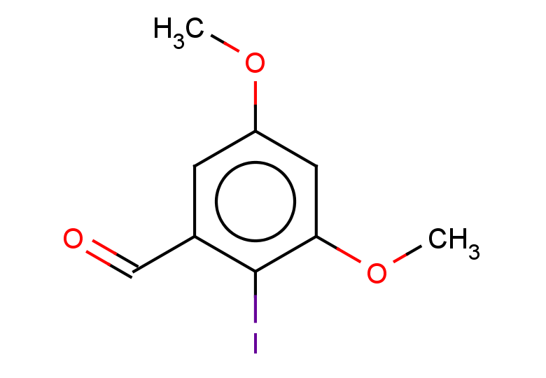 2-iodo-3,5-dimethoxybenzaldehyde