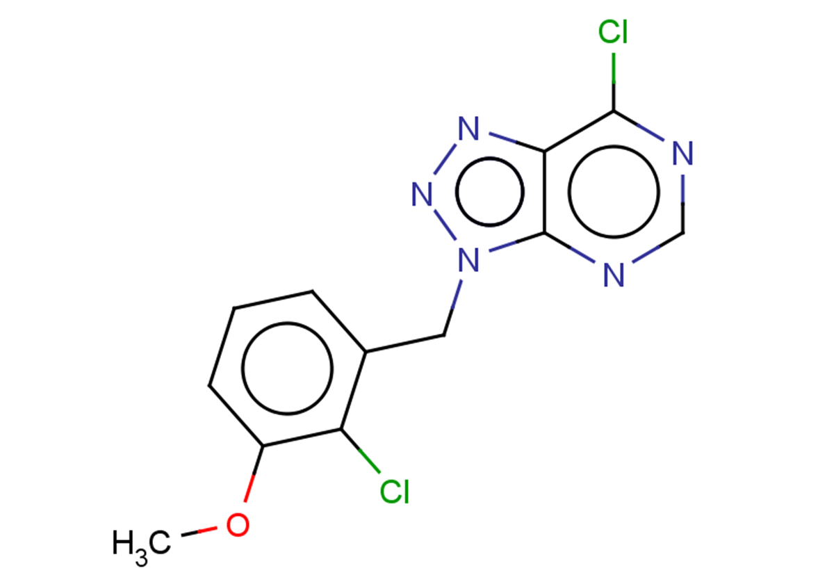 7-chloro-3-[(2-chloro-3-methoxyphenyl)methyl]-3H-[1,2,3]triazolo[4,5-d]pyrimidine