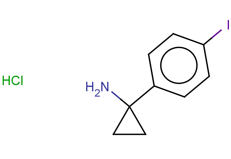 1-(4-iodophenyl)cyclopropan-1-amine hydrochloride