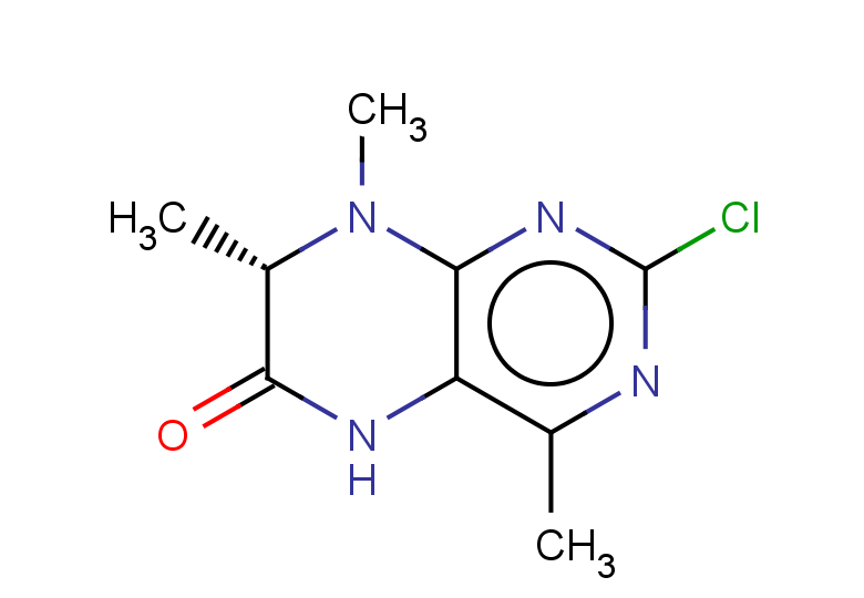 (7S)-2-chloro-4,7,8-trimethyl-5,6,7,8-tetrahydropteridin-6-one