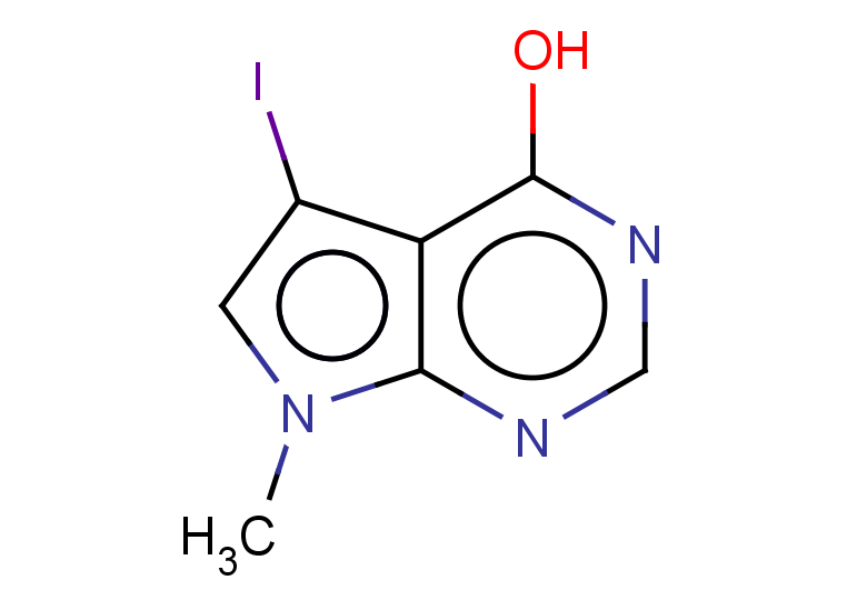 5-iodo-7-methyl-7H-pyrrolo[2,3-d]pyrimidin-4-ol