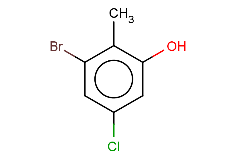 3-bromo-5-chloro-2-methylphenol