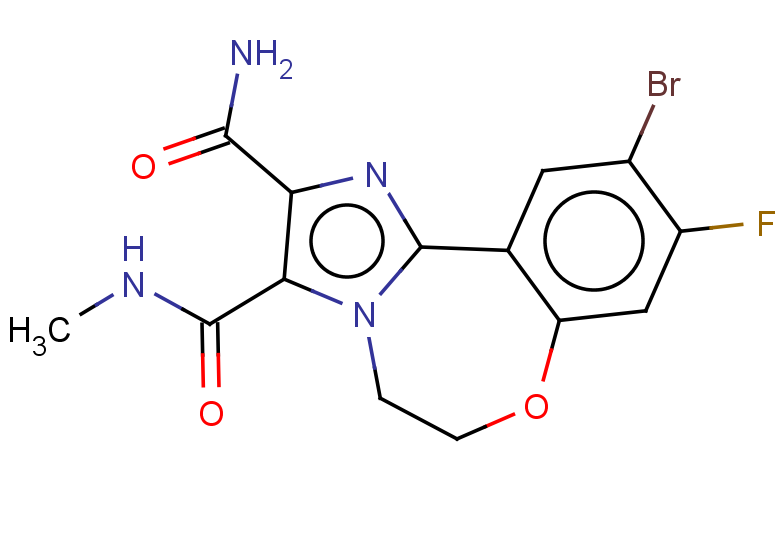 13-bromo-12-fluoro-N5-methyl-9-oxa-3,6-diazatricyclo[8.4.0.0,2,6]tetradeca-1(14),2,4,10,12-pentaene-4,5-dicarboxamide