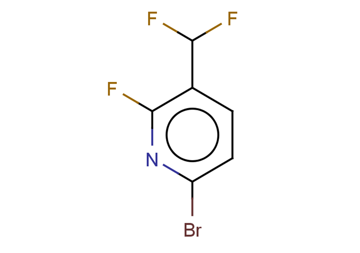 6-bromo-3-(difluoromethyl)-2-fluoropyridine