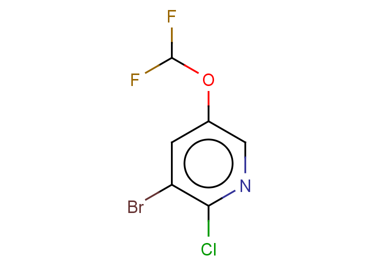 3-bromo-2-chloro-5-(difluoromethoxy)pyridine
